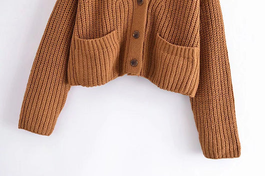 Cardigan Tejido Europeo para Mujer - Suéter Elegante y Versátil - Image 5