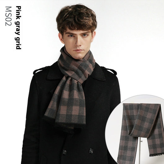 Bufanda Escocesa de Abrigo Suave con Toque Cashmere - Image 29