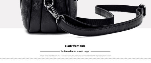 Bolso Bandolera Redondo de Cuero Genuino - Versátil y Elegante - Image 42
