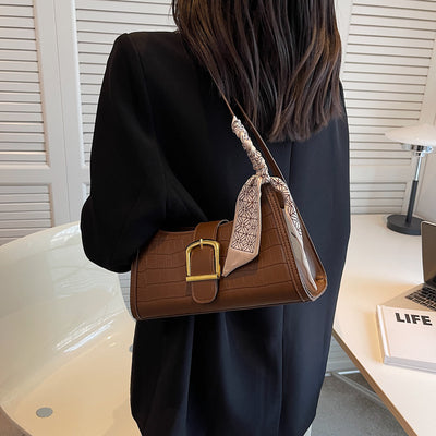 Bolso Bandolera Minimalista de Diseño Exclusivo - Bolsa Baguette de Moda Versátil - Image 17
