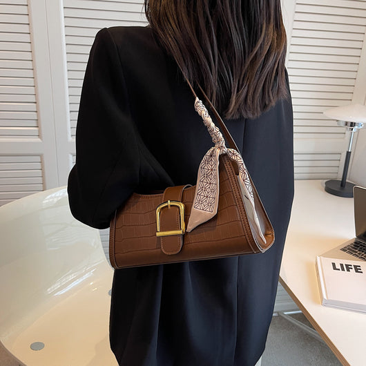 Bolso Bandolera Minimalista de Diseño Exclusivo - Bolsa Baguette de Moda Versátil - Image 17