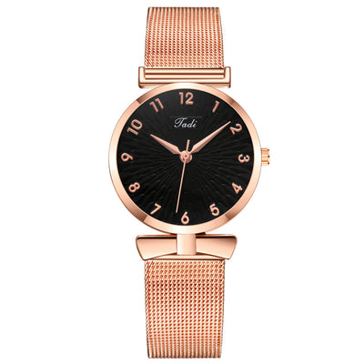 Reloj Digital de Moda Girasol con Moño de Personalidad para Mujer - Image 4