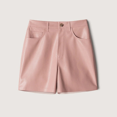 Shorts de Cuero Talle Alto para Mujer - Diseño Casual y Versátil - Image 7
