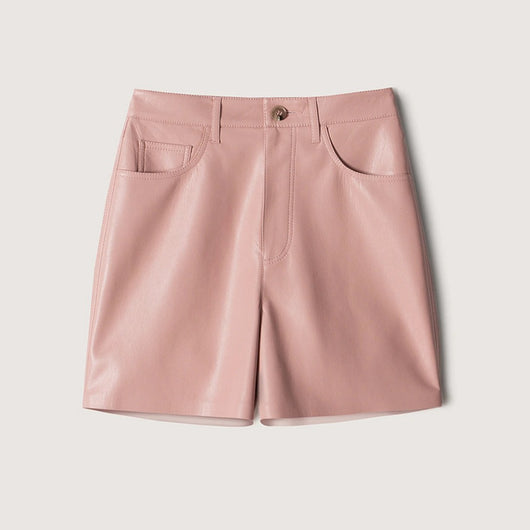 Shorts de Cuero Talle Alto para Mujer - Diseño Casual y Versátil - Image 7