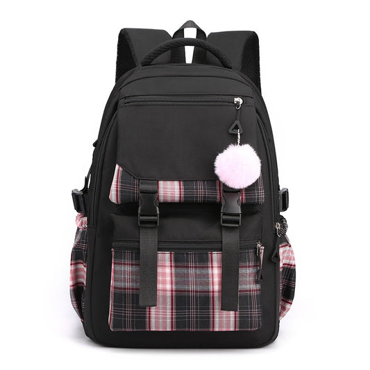 Mochila para Computadora Multicapa de Diseño Minimalista para Mujer - Image 2