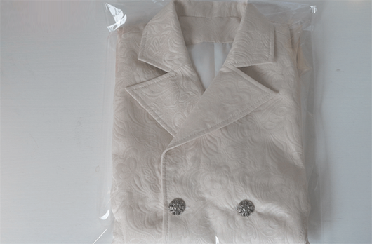 Saco Gótico Steampunk Jacquard Doble Botonadura - Image 7