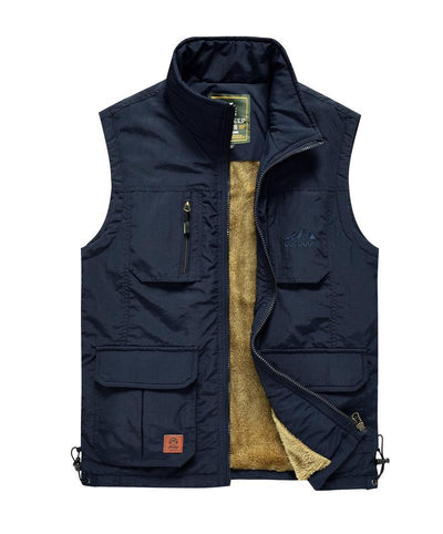 Chaleco Acolchado Impermeable con Múltiples Bolsillos - Image 12