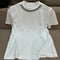 Playera Cuello Redondo con Diamantes de Cristal Completo Manga Corta