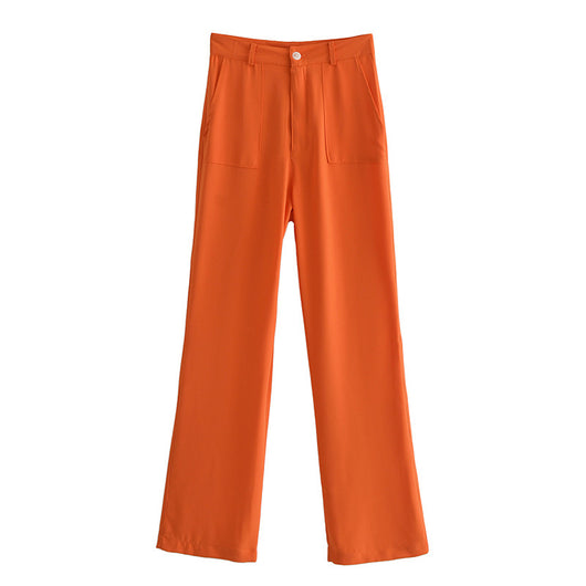 Pantalones Casuales de Talle Alto para Otoño - Image 16