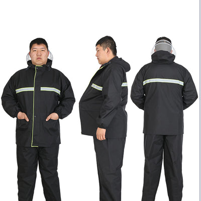 Pantalones Impermeables Oversized para Hombre con Cierre Lateral