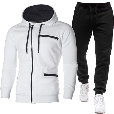 Sudadera con Capucha Jacquard Deportiva para Hombre - Cardigan Fleece Casual - Image 22