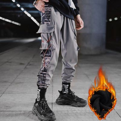 Pantalones de Trabajo Multibolsillos con Forro de Terciopelo - Image 9