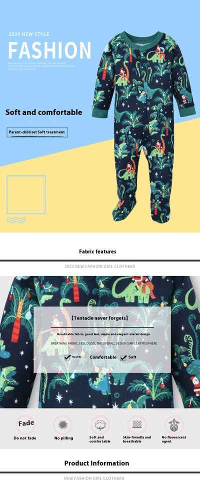 Pijamas Familiares de Algodón con Estampado Perro - Conjunto Papá, Mamá e Hijo - Image 13