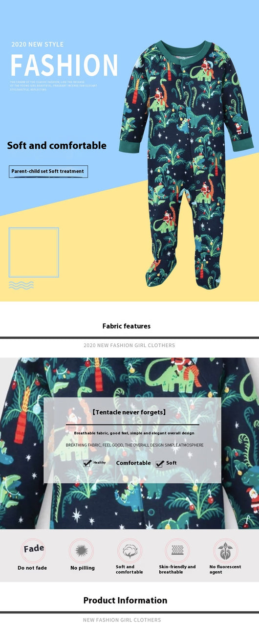 Pijamas Familiares de Algodón con Estampado Perro - Conjunto Papá, Mamá e Hijo - Image 13
