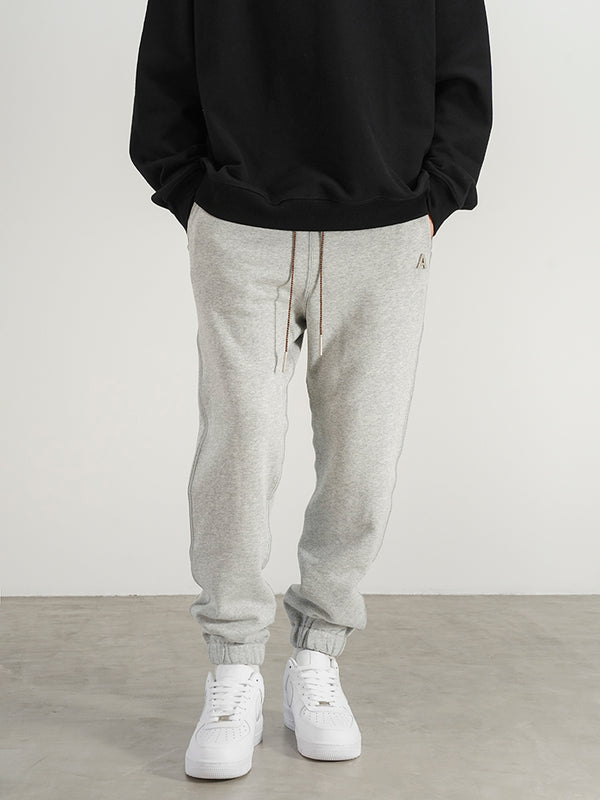 Pantalones Casuales de Algodón Grueso con Corte Holgado