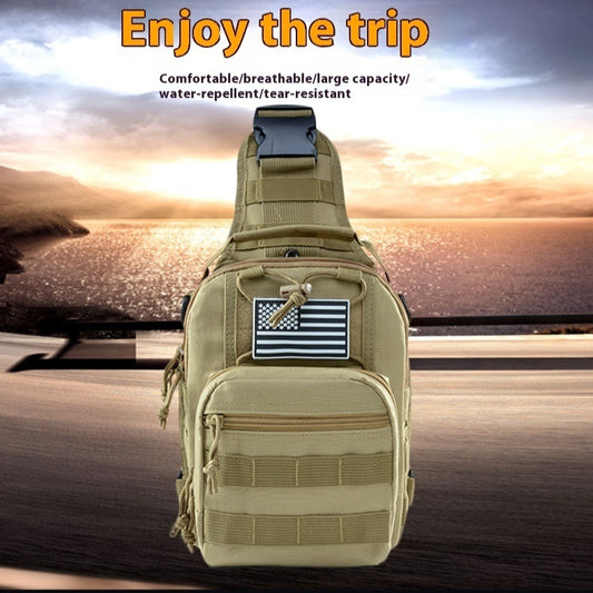 Bolsa Mensajera Táctica Impermeable en Tela Oxford con Camuflaje