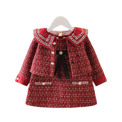 Conjunto de Dos Piezas Estilo Princesa Clásico para Niñas - Image 4