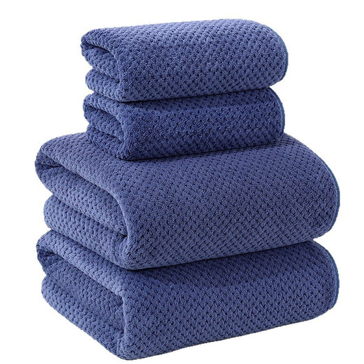 Juego de 4 Toallas de Baño en Felpa de Coral - Image 6