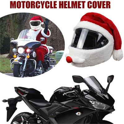 Casco de Moto con Capucha Papá Noel Divertido para Exterior - Image 5