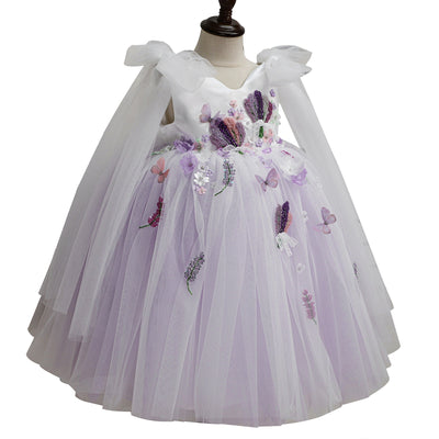 Vestido de Princesa Infantil con Lazo Decorativo - Image 5
