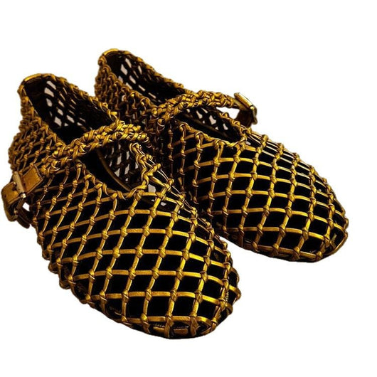 Zapatos Mary Jane Tejidos con Diseño Hueco - Comodidad y Estilo - Image 5