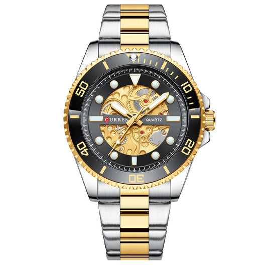 Reloj Empresarial para Hombre Resistente al Agua con Esfera Redonda - Image 4