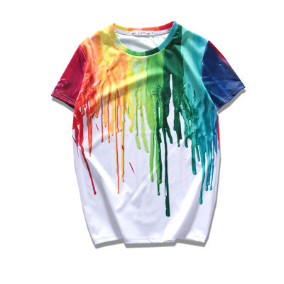 Camisa Holgada de Playa con Estampado Graffiti para Hombre y Mujer - Image 4