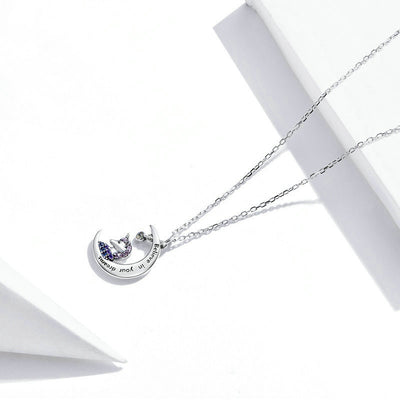 Collar de Plata Esterlina 925 Diseño Lunar - Image 6