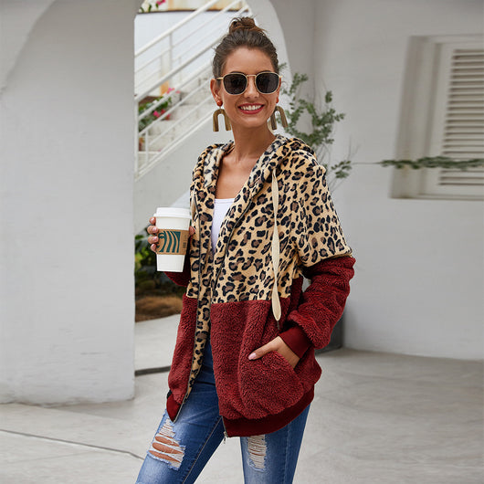 Abrigo con Parches de Leopardo - Image 5