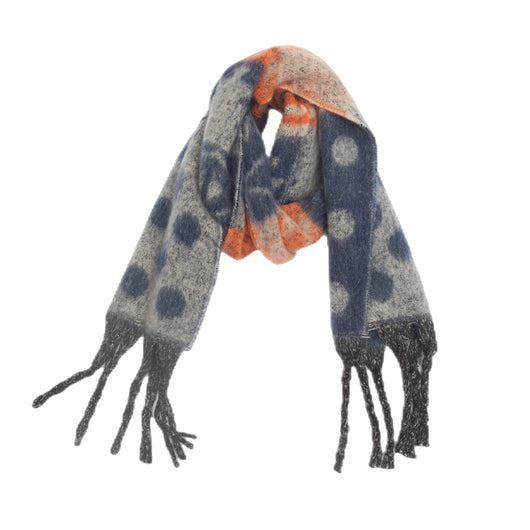 Bufanda Gruesa Jacquard con Lunares y Borlas - Image 7