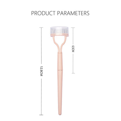 Rizador de Pestañas Plegable con Peine Separador de Metal - Herramienta de Maquillaje Profesional - Image 4