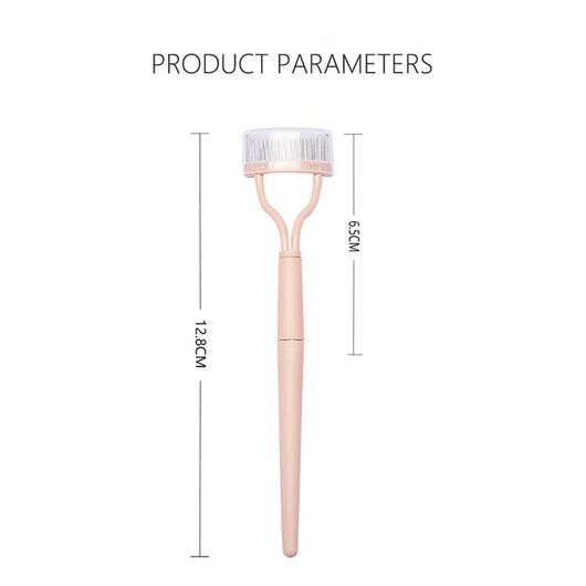 Rizador de Pestañas Plegable con Peine Separador de Metal - Herramienta de Maquillaje Profesional - Image 4