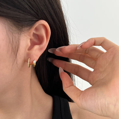 Aretes de Plata Esterlina S925 de Lujo Ligero para Mujer - Image 9
