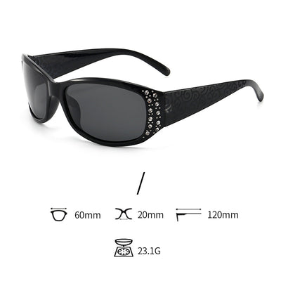 Gafas de Sol Polarizadas Retro Diamante para Mujer con Visión Nocturna - Image 6