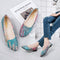 Zapatos Planos Punta Fina Boca Baja en Tonos Claros - Slip-on Cómodo