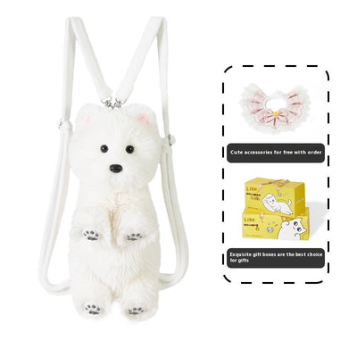Peluche Perro West Highland Blanco Suave y Adorable - Image 7