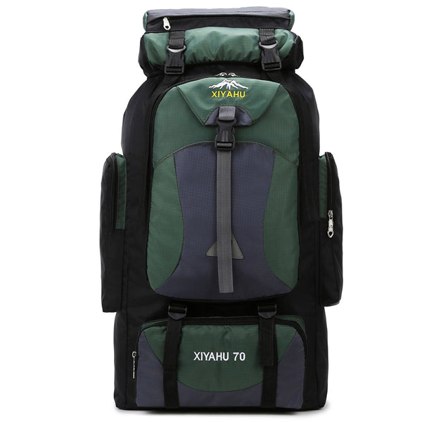 Mochila de Trekking 70L para Senderismo, Camping y Viajes de Aventura
