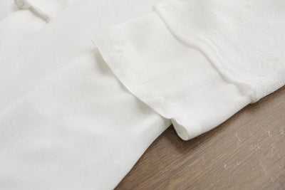 Túnica Hanfu Blanca de Verano para Hombre - Disfraz Hada Chifón Tradicional Chino - Image 14