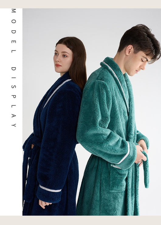 Bata Térmica para Parejas - Abrigo Grueso Otoño Invierno - Image 13