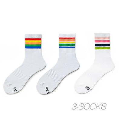 Calcetines Deportivos Arcoíris para Hombre - Comodidad y Estilo Casual - Image 4