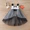 Vestido de Halloween Infantil Tul Europeo Elegante