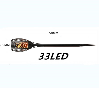 Antorcha Solar LED con Efecto Llama Parpadeante IP65 para Jardín - Image 7
