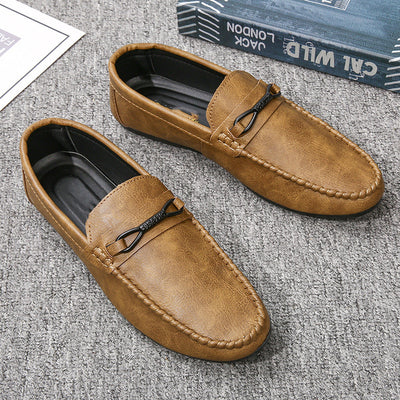 Zapatos Casuales de Cuero con Suela Flexible para Hombre - Image 6