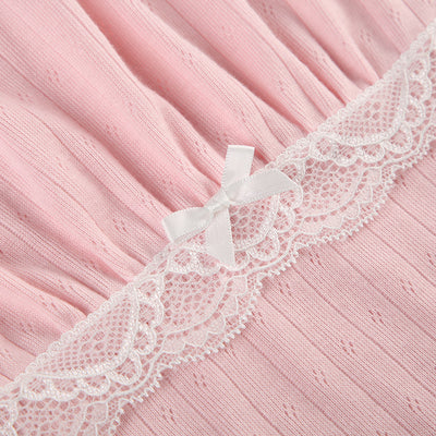 Blusa Elegante de Encaje con Cuello Cuadrado y Manga Corta - Image 23
