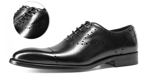 Zapatos Oxford Brock de Cuero Genuino Estilo Británico para Hombre - Image 9