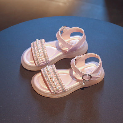 Sandalias de Moda con Perlas y Strass para Niña - Image 10