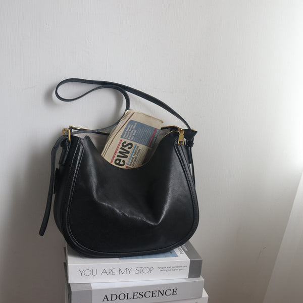Bolsa de Cuero Vacuno para Mujer - Bandolera Casual de Piel Auténtica - Image 5