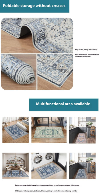 Tapete Bohemio Plegable de Cashmira Lavada para Sala - Image 14