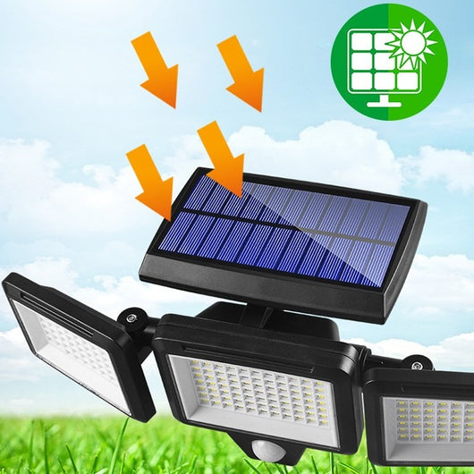 Lámpara Solar de Pared con Sensor de Movimiento Inteligente