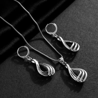 Collar Colgante Corazón Redondo Creativo para Mujer - Image 9